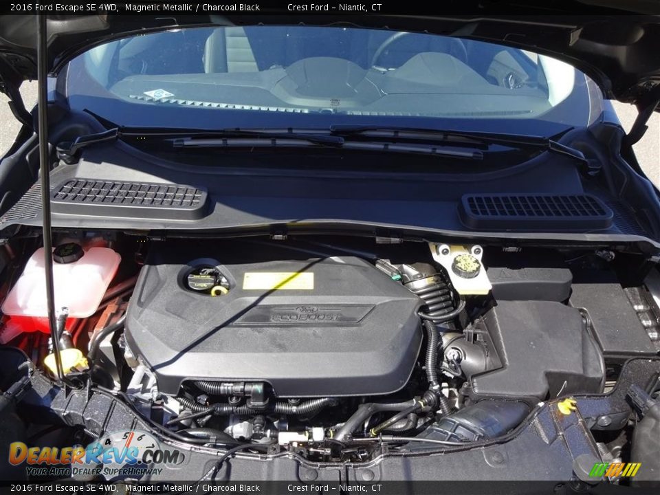 2016 Ford Escape SE 4WD Magnetic Metallic / Charcoal Black Photo #9