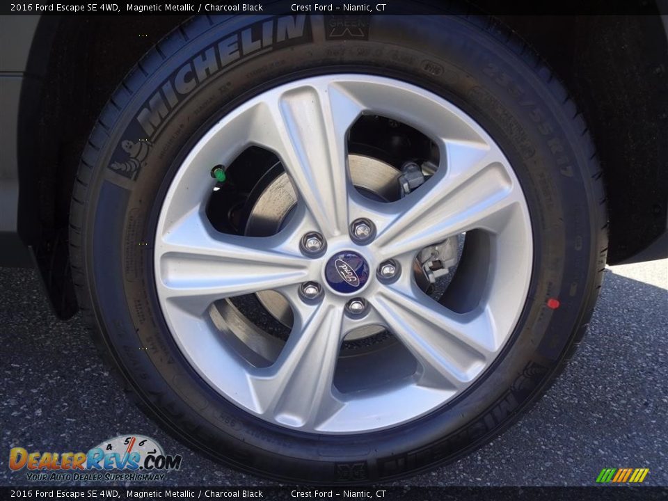 2016 Ford Escape SE 4WD Magnetic Metallic / Charcoal Black Photo #10