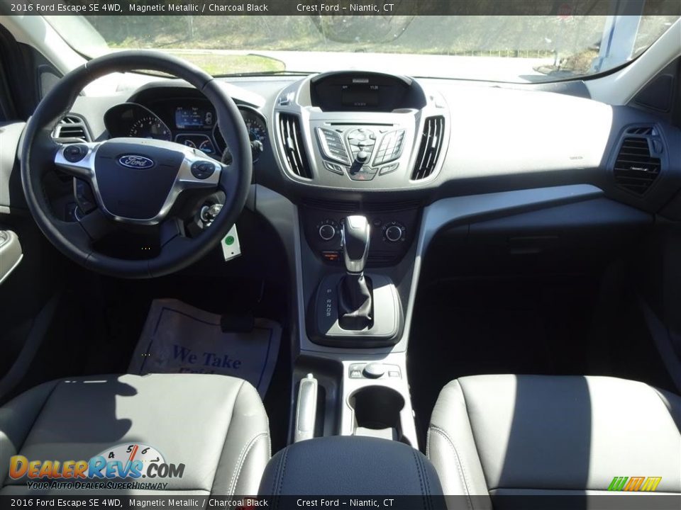 2016 Ford Escape SE 4WD Magnetic Metallic / Charcoal Black Photo #13
