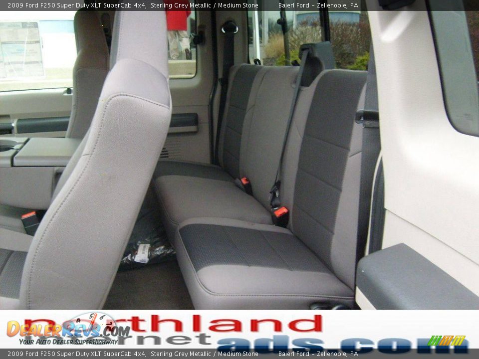 2009 Ford F250 Super Duty XLT SuperCab 4x4 Sterling Grey Metallic / Medium Stone Photo #12