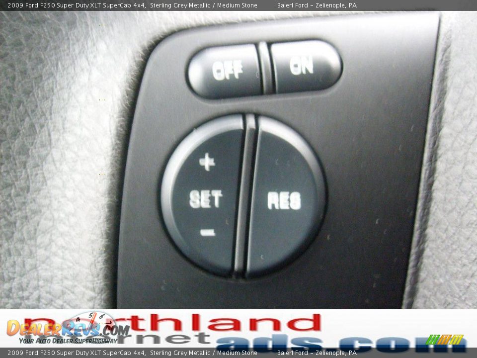 2009 Ford F250 Super Duty XLT SuperCab 4x4 Sterling Grey Metallic / Medium Stone Photo #18