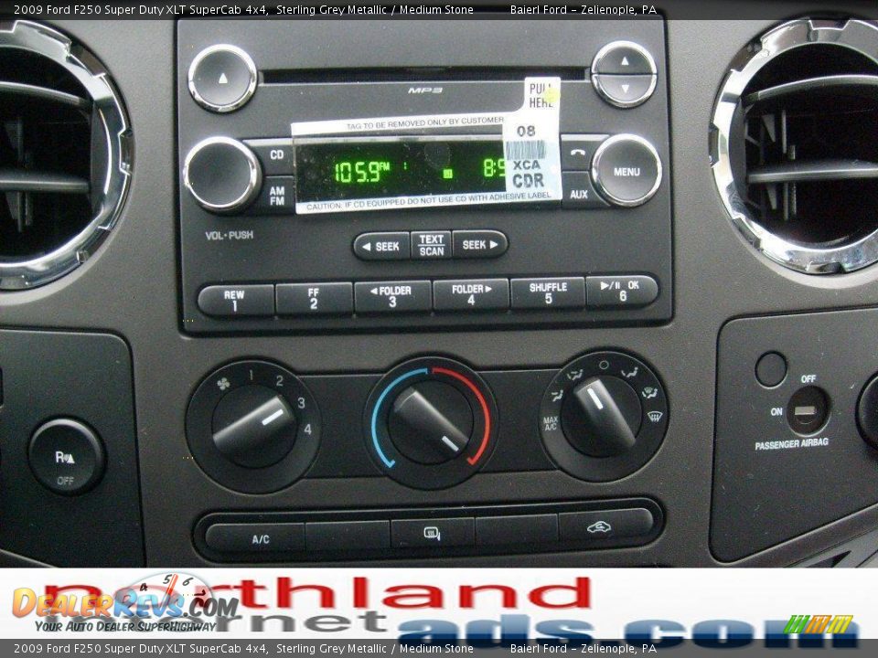 2009 Ford F250 Super Duty XLT SuperCab 4x4 Sterling Grey Metallic / Medium Stone Photo #19