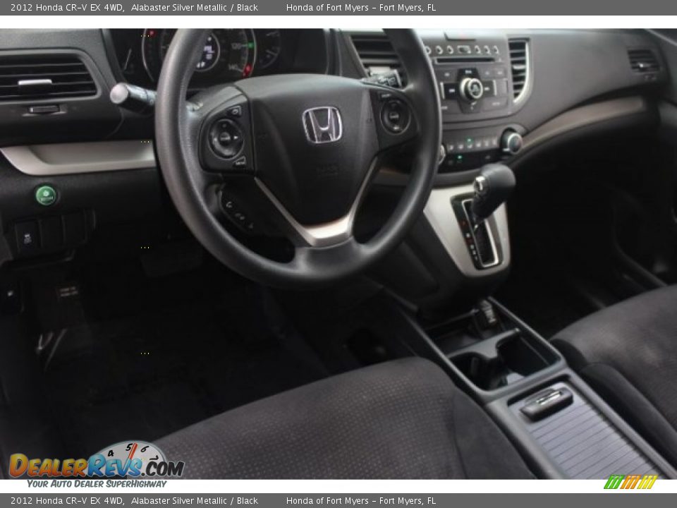 2012 Honda CR-V EX 4WD Alabaster Silver Metallic / Black Photo #10