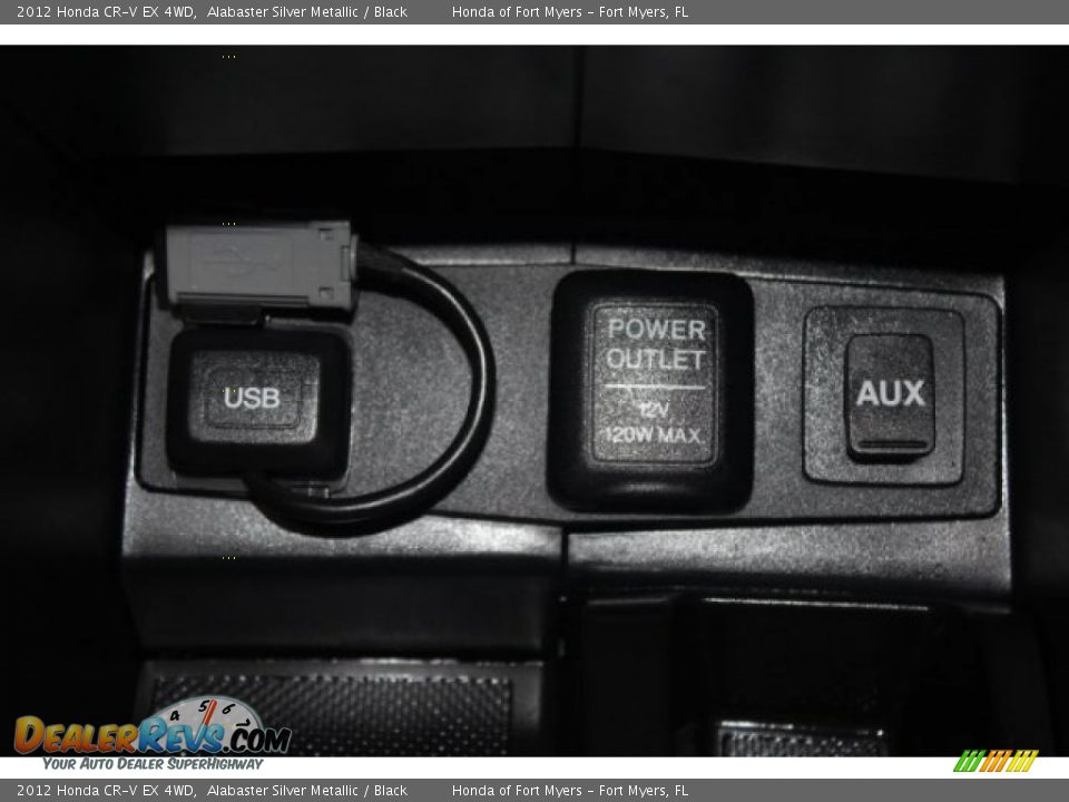 2012 Honda CR-V EX 4WD Alabaster Silver Metallic / Black Photo #25