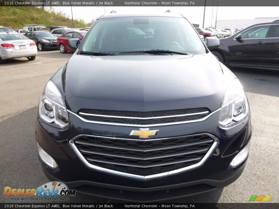 2016 Chevrolet Equinox LT AWD Blue Velvet Metallic / Jet Black Photo #2