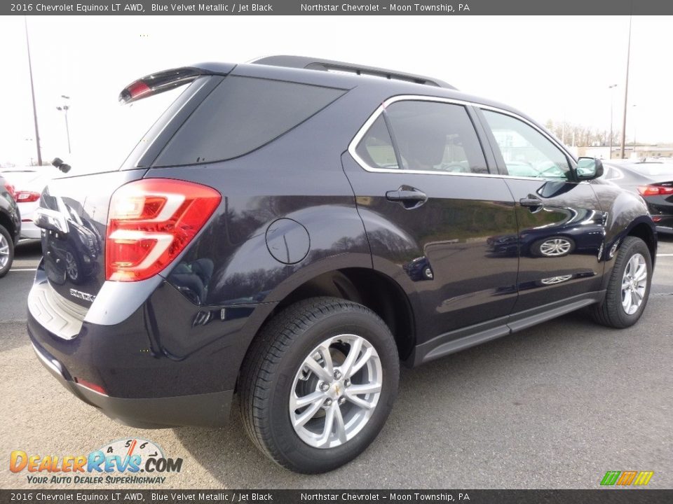 2016 Chevrolet Equinox LT AWD Blue Velvet Metallic / Jet Black Photo #5