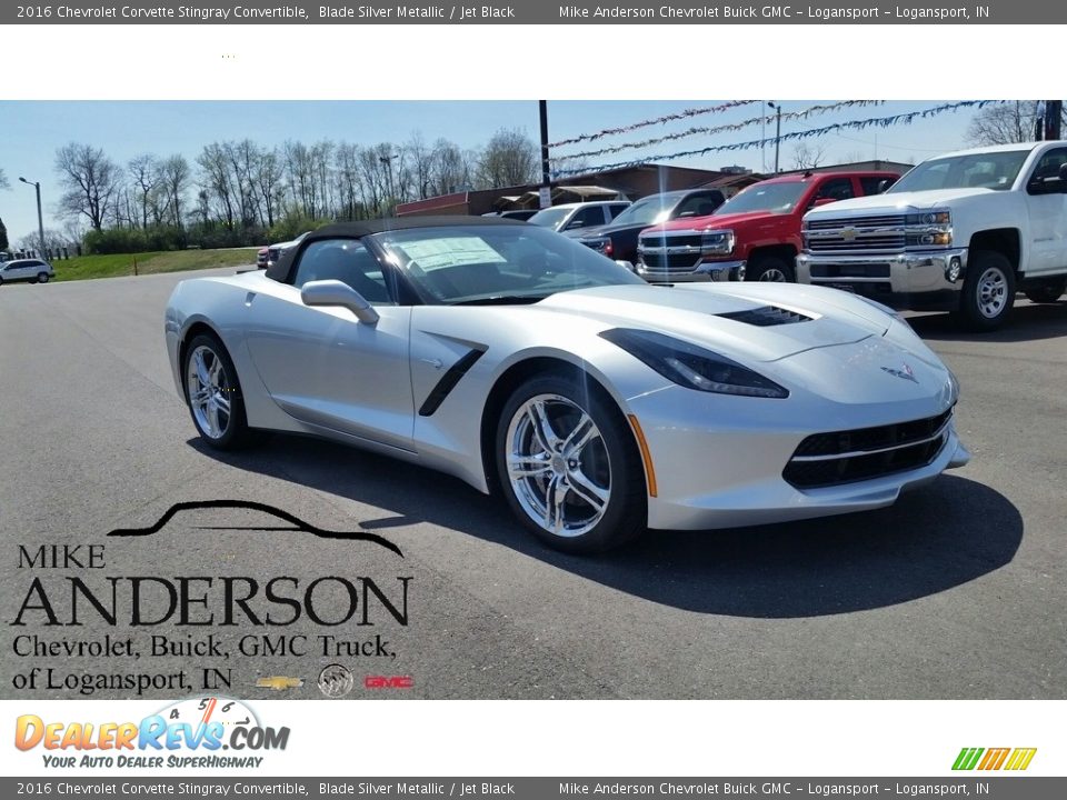 2016 Chevrolet Corvette Stingray Convertible Blade Silver Metallic / Jet Black Photo #1
