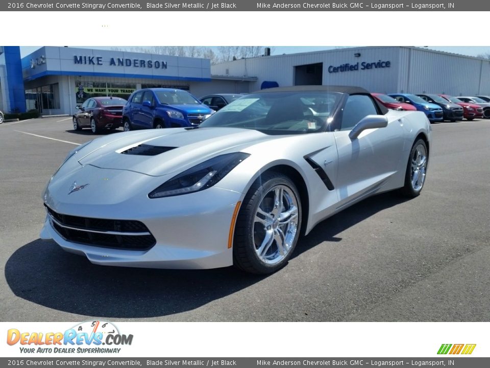 2016 Chevrolet Corvette Stingray Convertible Blade Silver Metallic / Jet Black Photo #2