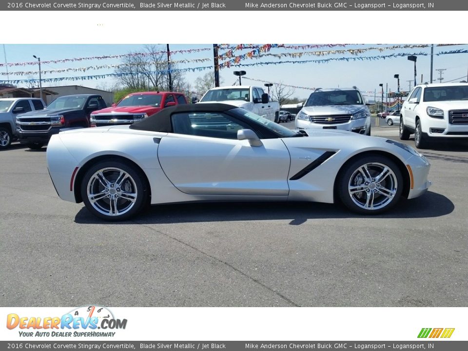 2016 Chevrolet Corvette Stingray Convertible Blade Silver Metallic / Jet Black Photo #4