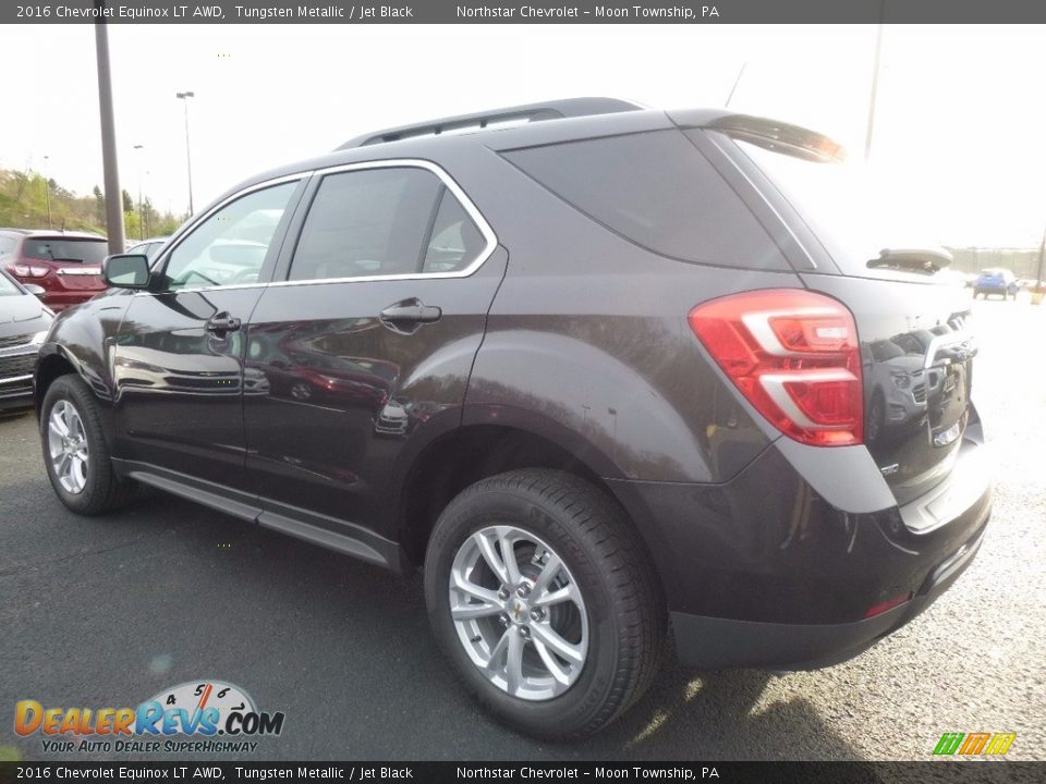 2016 Chevrolet Equinox LT AWD Tungsten Metallic / Jet Black Photo #8