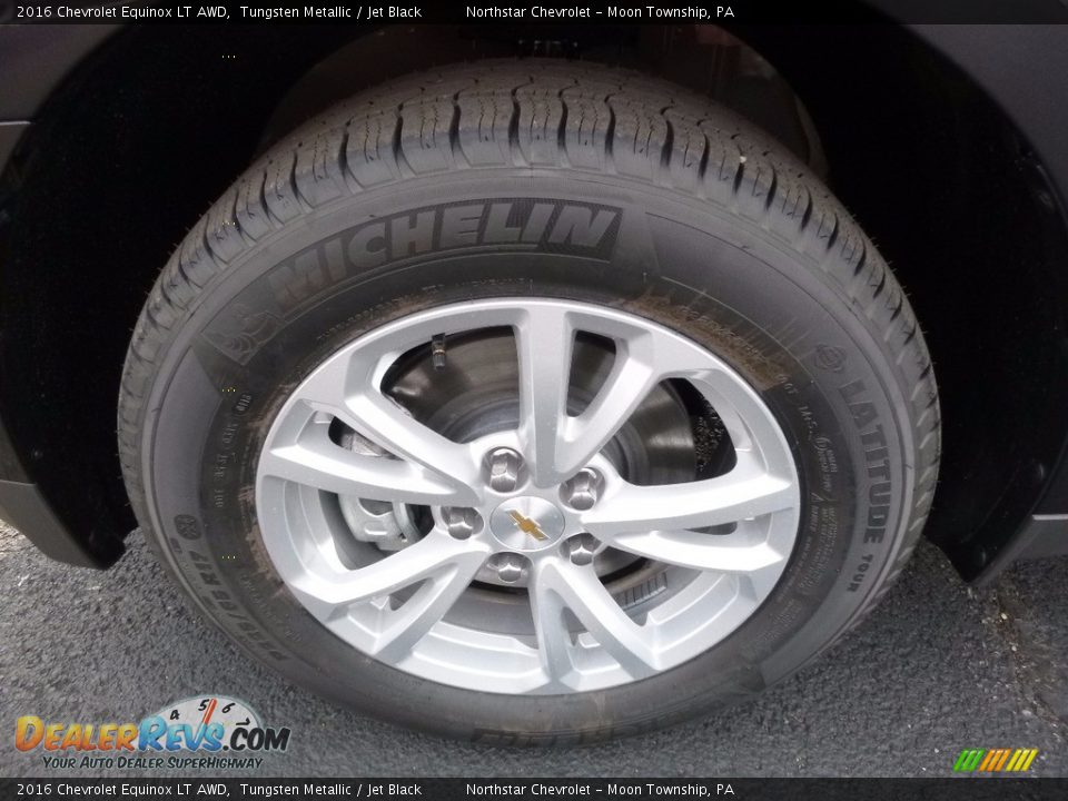 2016 Chevrolet Equinox LT AWD Tungsten Metallic / Jet Black Photo #10