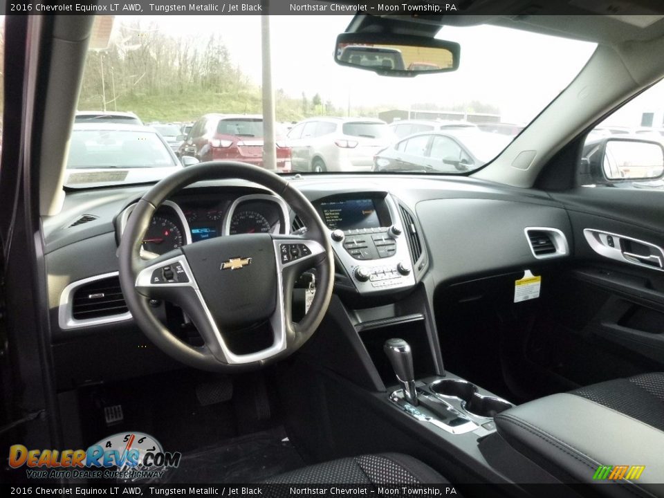 2016 Chevrolet Equinox LT AWD Tungsten Metallic / Jet Black Photo #13
