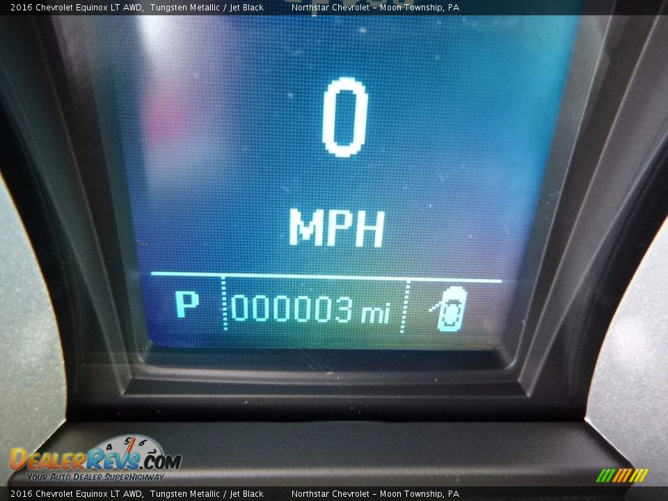 2016 Chevrolet Equinox LT AWD Tungsten Metallic / Jet Black Photo #20