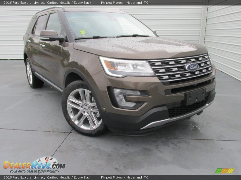 2016 Ford Explorer Limited Caribou Metallic / Ebony Black Photo #2