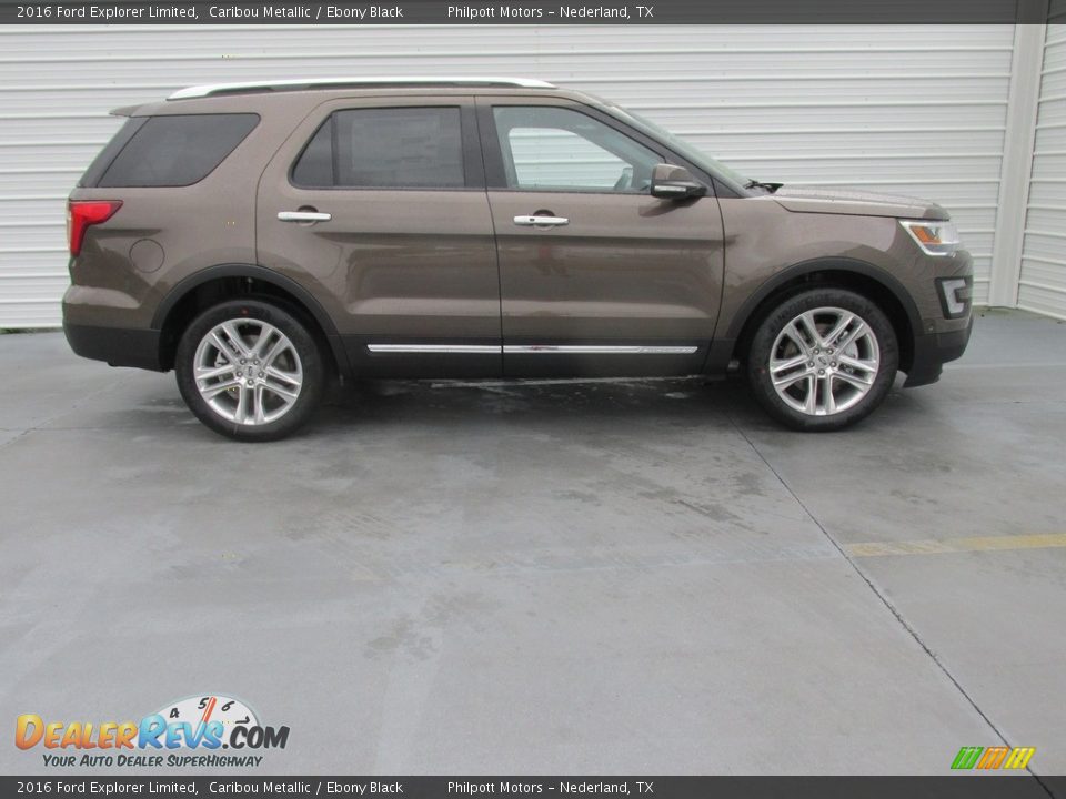 2016 Ford Explorer Limited Caribou Metallic / Ebony Black Photo #3