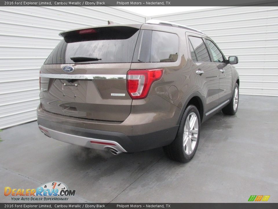 2016 Ford Explorer Limited Caribou Metallic / Ebony Black Photo #4