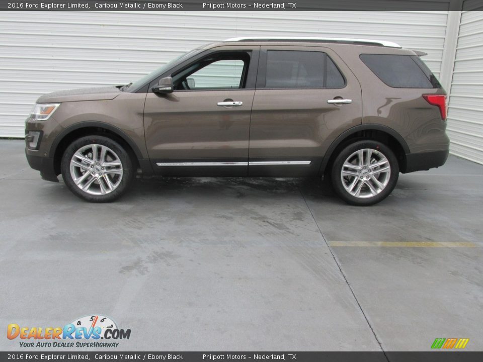 2016 Ford Explorer Limited Caribou Metallic / Ebony Black Photo #6