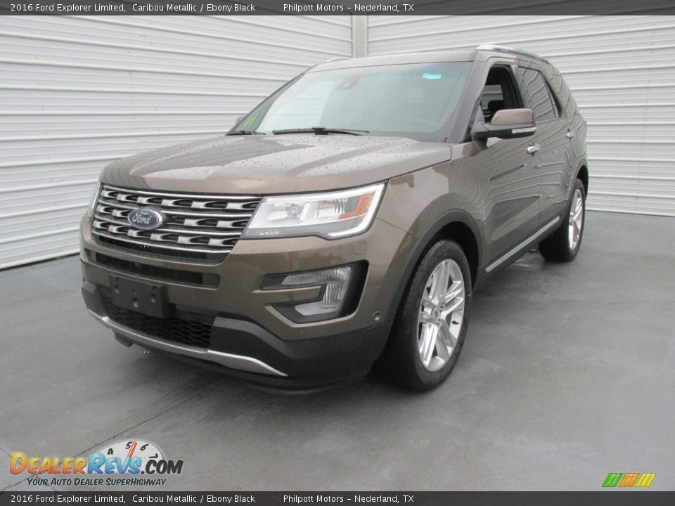 2016 Ford Explorer Limited Caribou Metallic / Ebony Black Photo #7