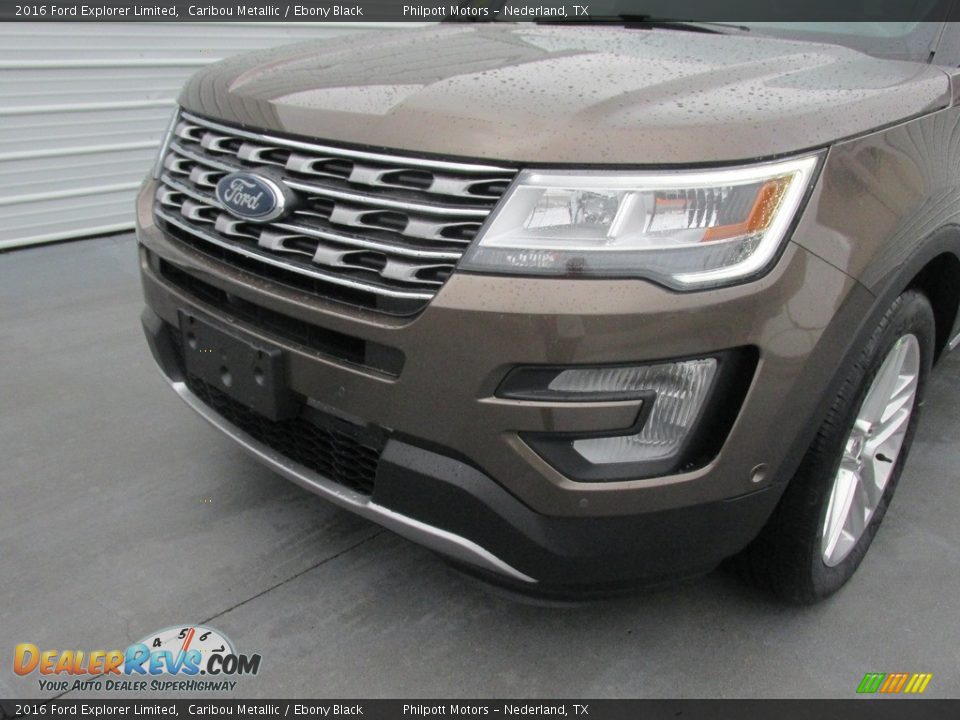 2016 Ford Explorer Limited Caribou Metallic / Ebony Black Photo #10