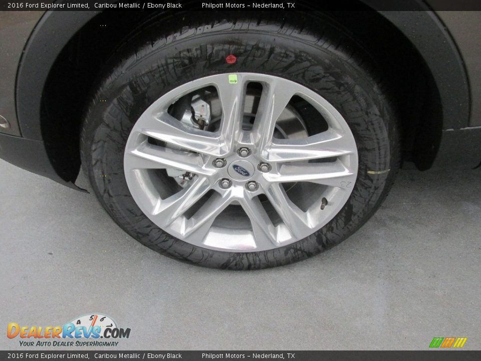 2016 Ford Explorer Limited Caribou Metallic / Ebony Black Photo #11