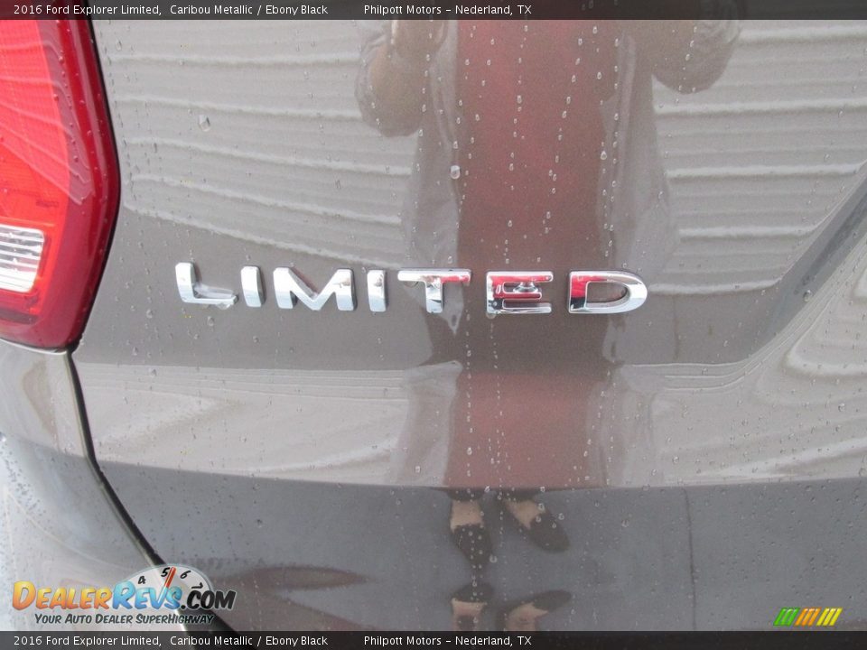 2016 Ford Explorer Limited Caribou Metallic / Ebony Black Photo #13