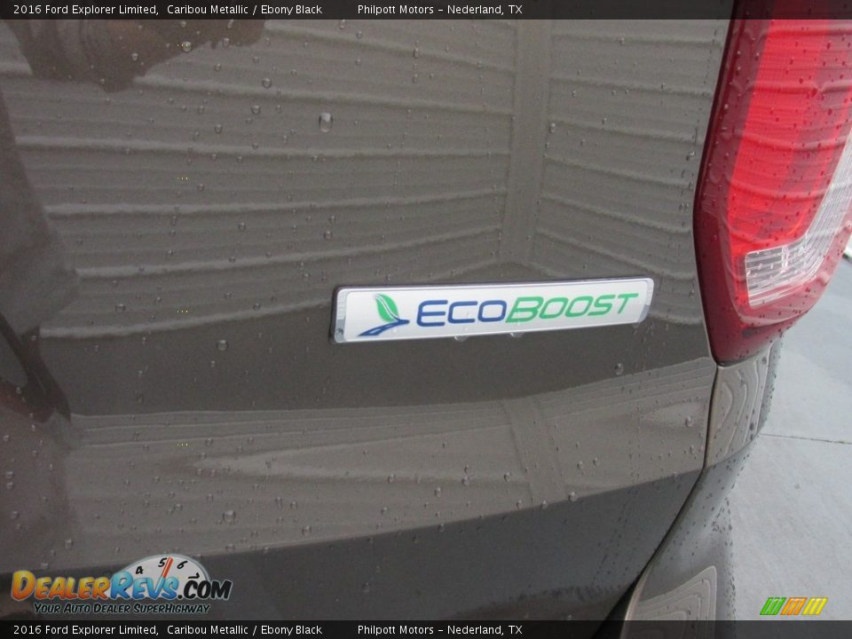 2016 Ford Explorer Limited Caribou Metallic / Ebony Black Photo #15