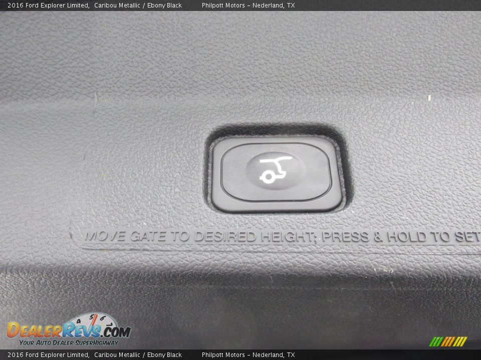 2016 Ford Explorer Limited Caribou Metallic / Ebony Black Photo #20