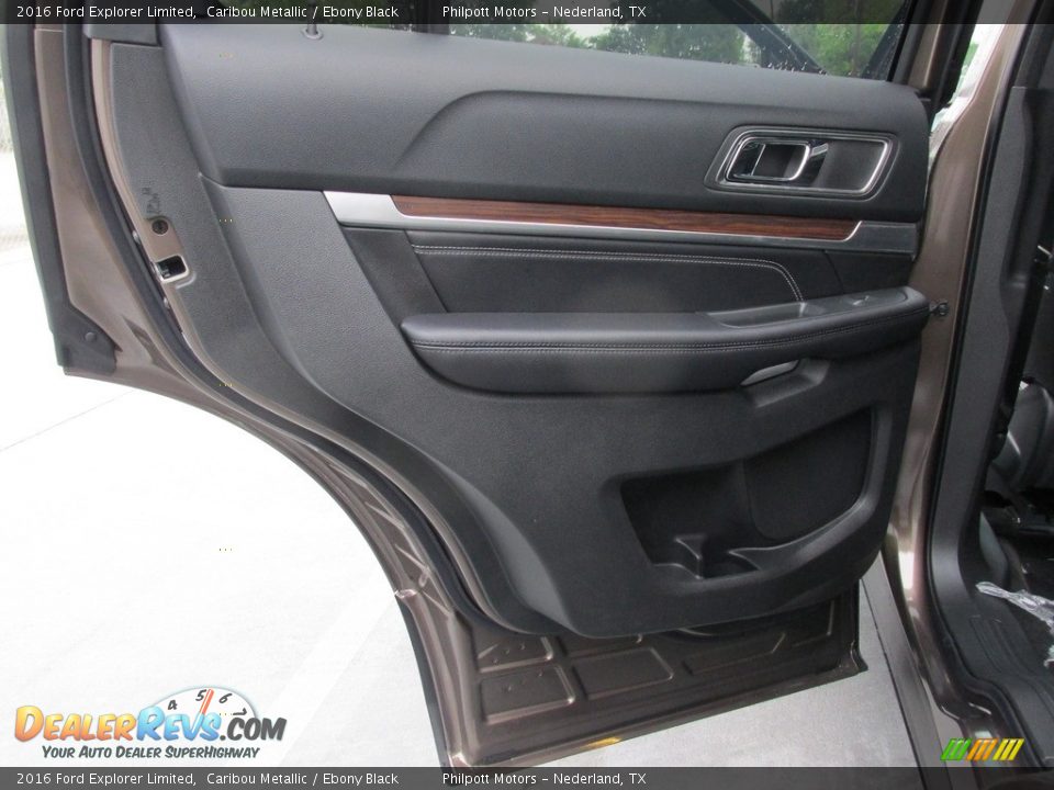 2016 Ford Explorer Limited Caribou Metallic / Ebony Black Photo #21