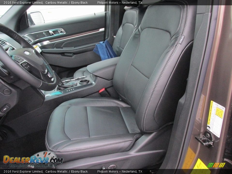 2016 Ford Explorer Limited Caribou Metallic / Ebony Black Photo #25