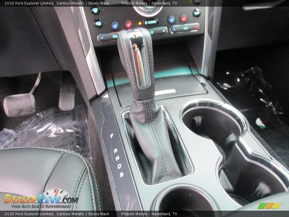 2016 Ford Explorer Limited Caribou Metallic / Ebony Black Photo #31