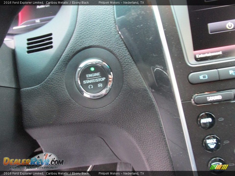 2016 Ford Explorer Limited Caribou Metallic / Ebony Black Photo #32