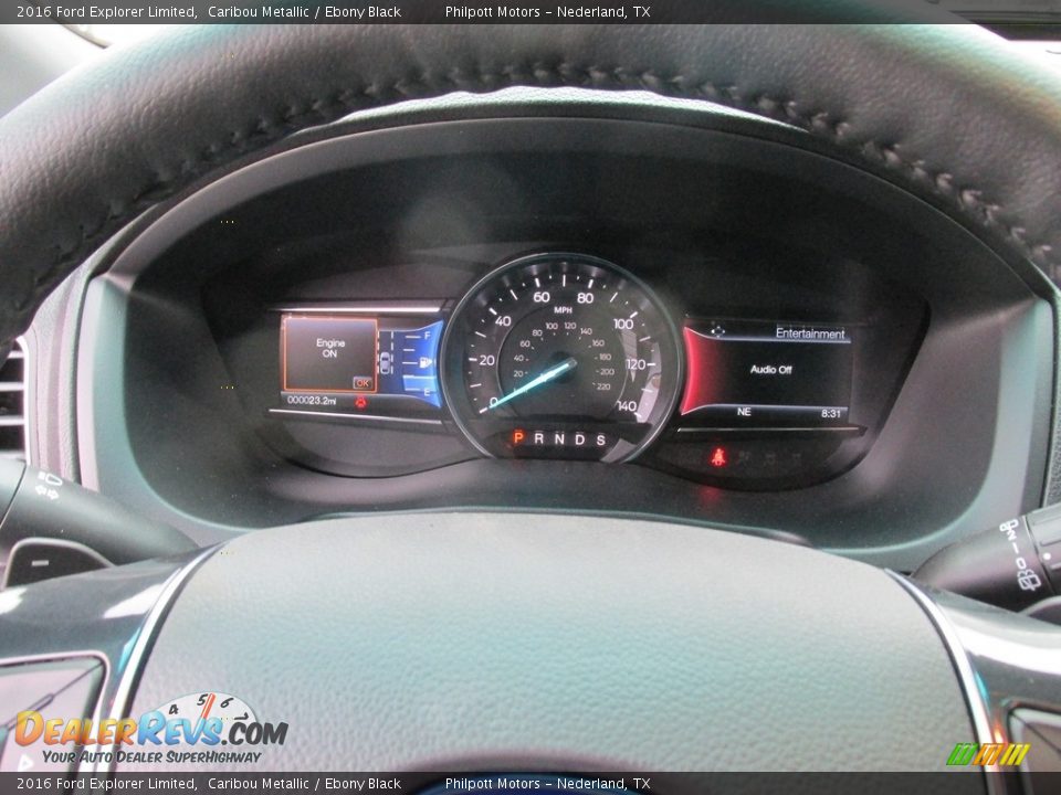 2016 Ford Explorer Limited Caribou Metallic / Ebony Black Photo #34