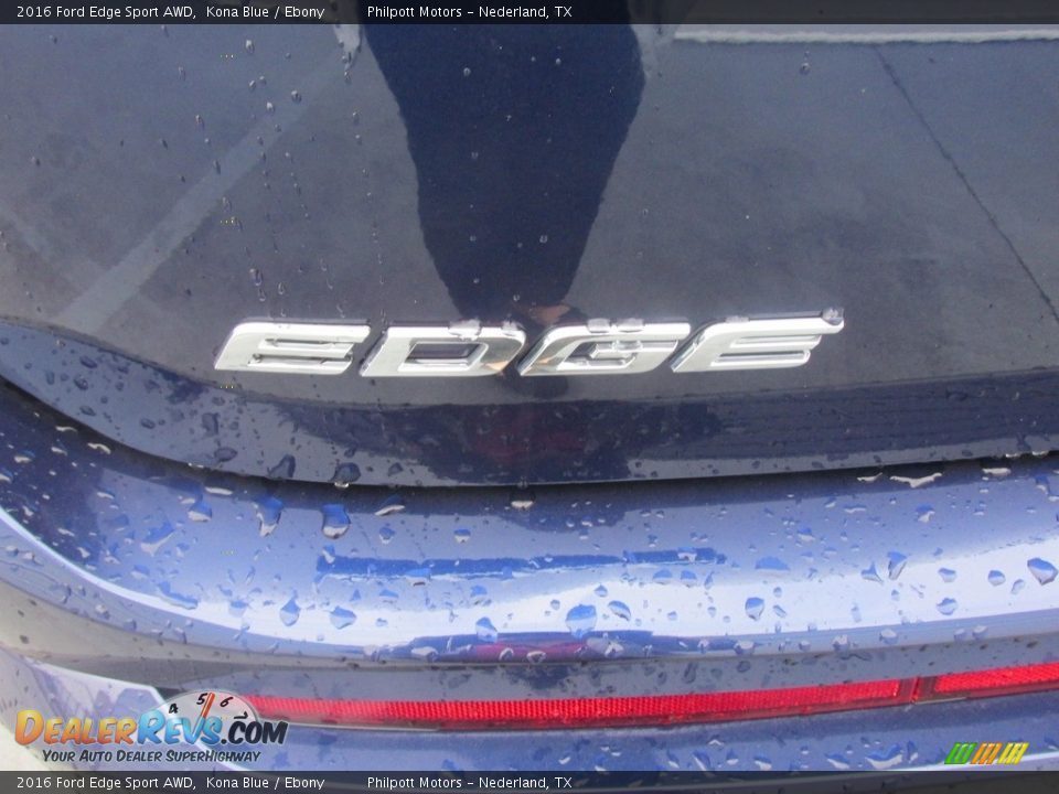 2016 Ford Edge Sport AWD Kona Blue / Ebony Photo #13