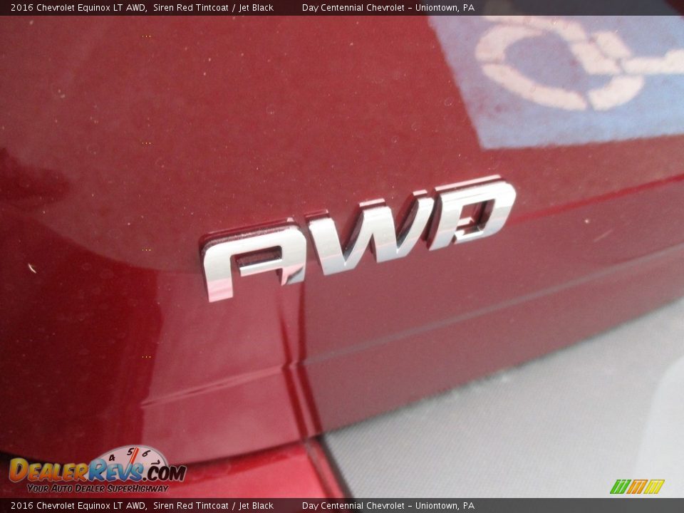 2016 Chevrolet Equinox LT AWD Siren Red Tintcoat / Jet Black Photo #5