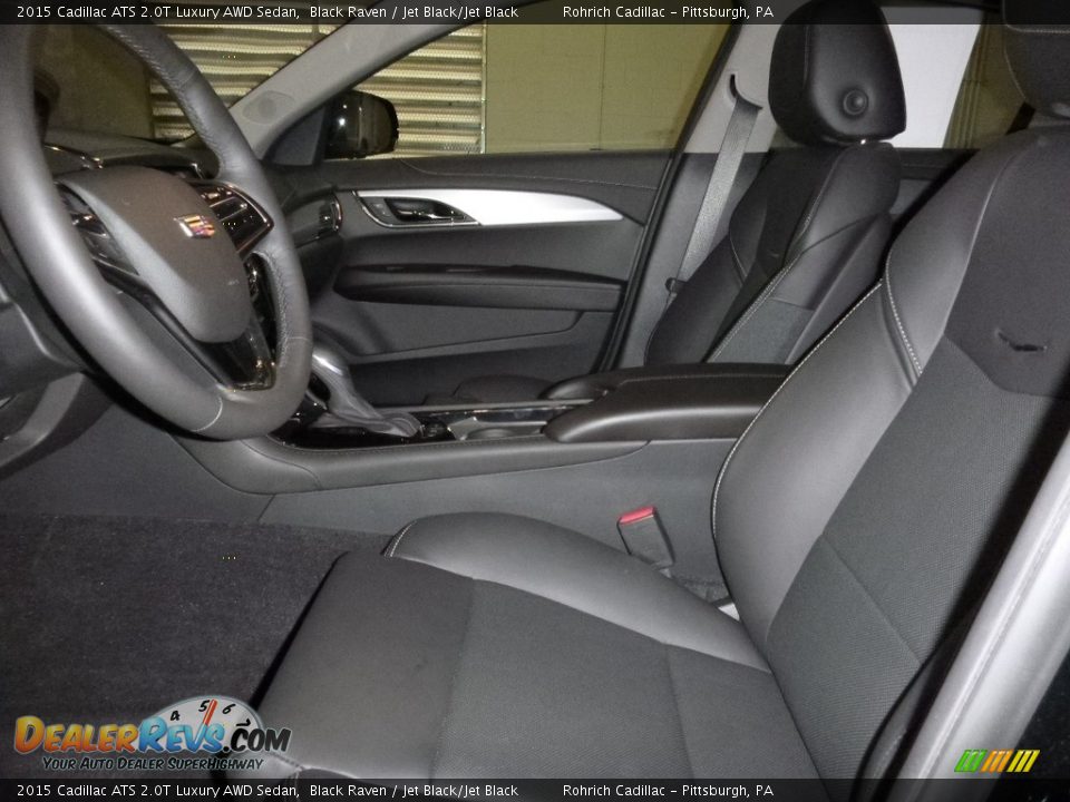 2015 Cadillac ATS 2.0T Luxury AWD Sedan Black Raven / Jet Black/Jet Black Photo #5