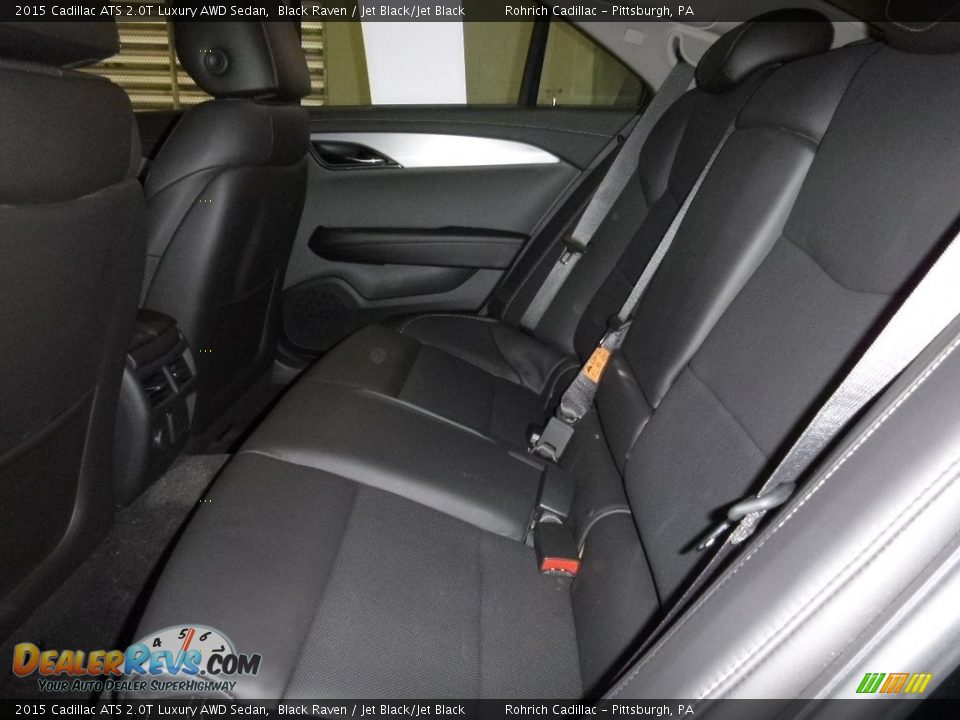 2015 Cadillac ATS 2.0T Luxury AWD Sedan Black Raven / Jet Black/Jet Black Photo #6
