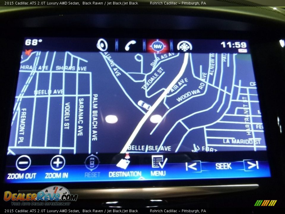 2015 Cadillac ATS 2.0T Luxury AWD Sedan Black Raven / Jet Black/Jet Black Photo #8