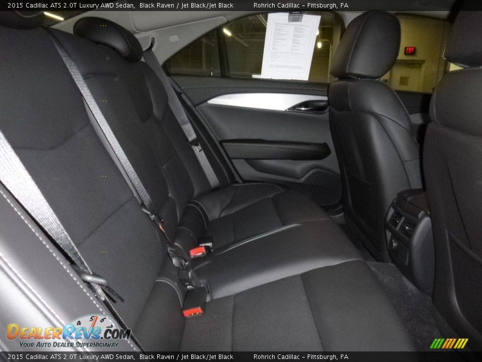 2015 Cadillac ATS 2.0T Luxury AWD Sedan Black Raven / Jet Black/Jet Black Photo #13