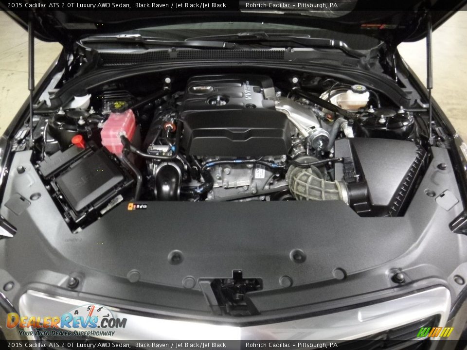 2015 Cadillac ATS 2.0T Luxury AWD Sedan Black Raven / Jet Black/Jet Black Photo #16