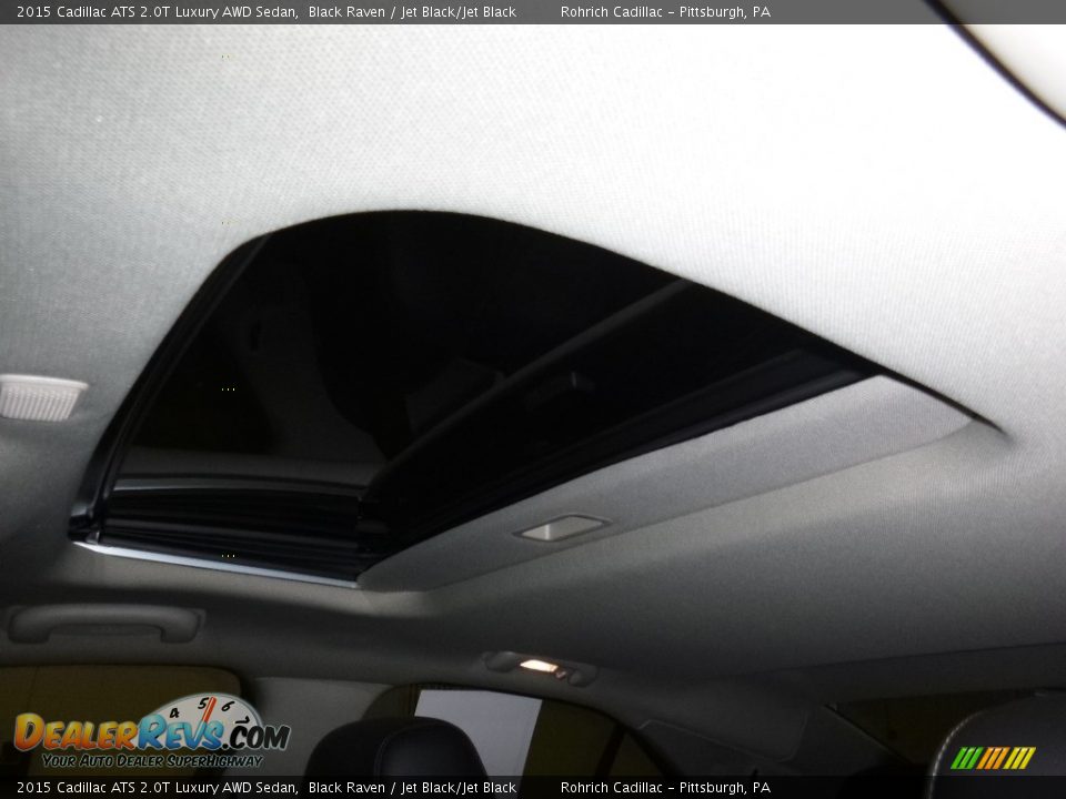 2015 Cadillac ATS 2.0T Luxury AWD Sedan Black Raven / Jet Black/Jet Black Photo #20