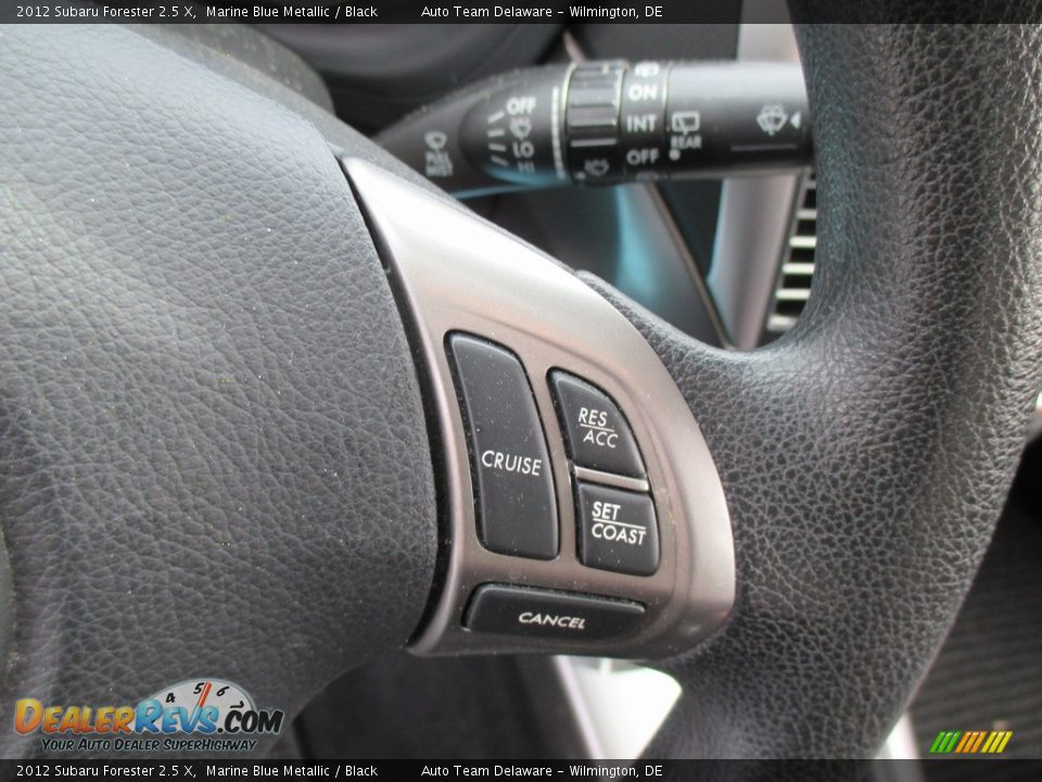 2012 Subaru Forester 2.5 X Marine Blue Metallic / Black Photo #34