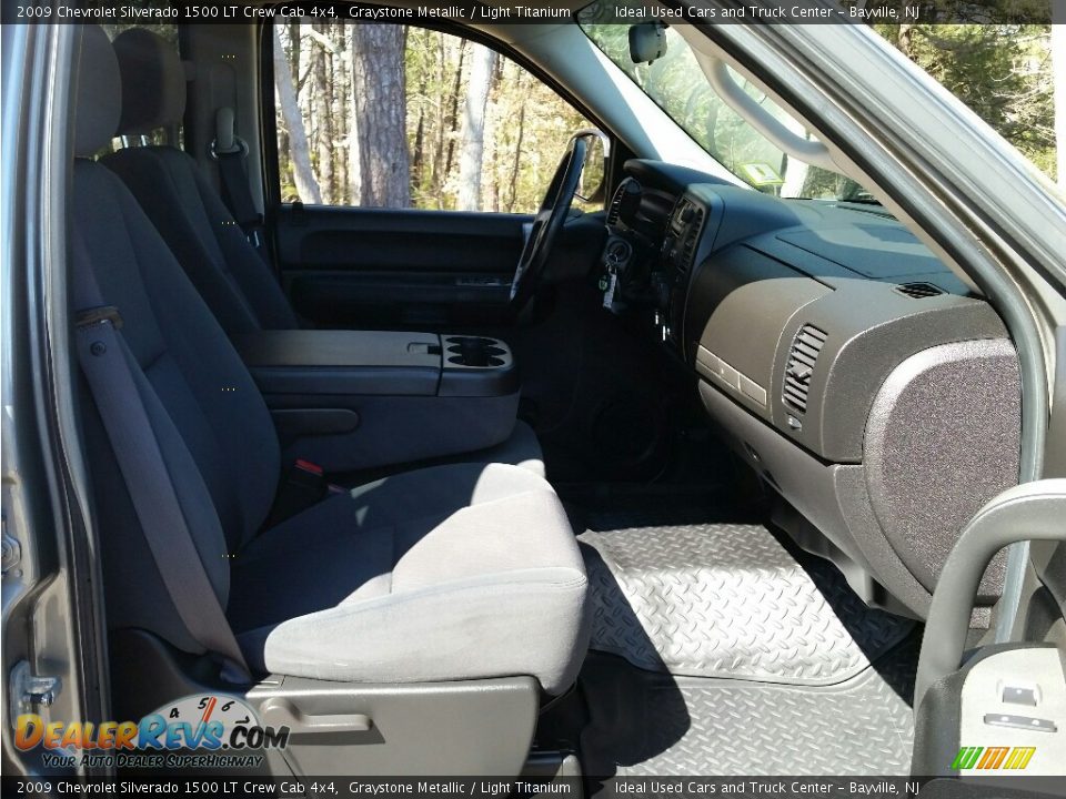 2009 Chevrolet Silverado 1500 LT Crew Cab 4x4 Graystone Metallic / Light Titanium Photo #11