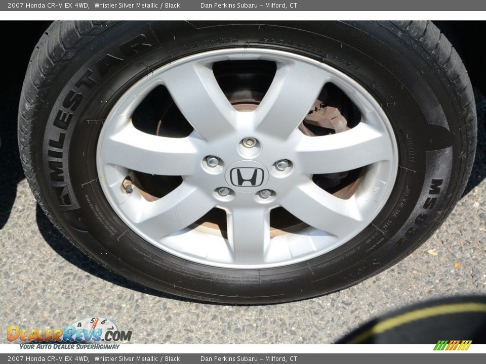 2007 Honda CR-V EX 4WD Whistler Silver Metallic / Black Photo #22