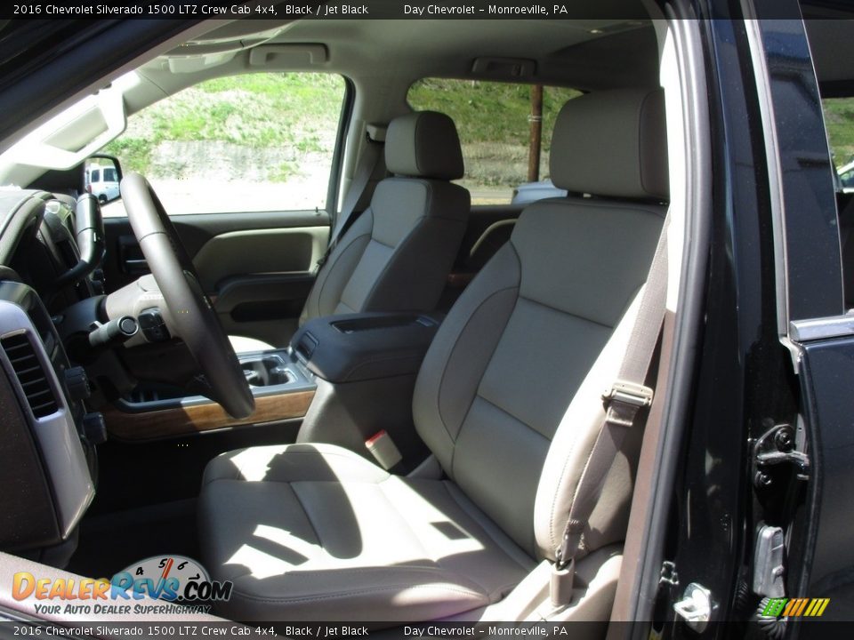 2016 Chevrolet Silverado 1500 LTZ Crew Cab 4x4 Black / Jet Black Photo #11