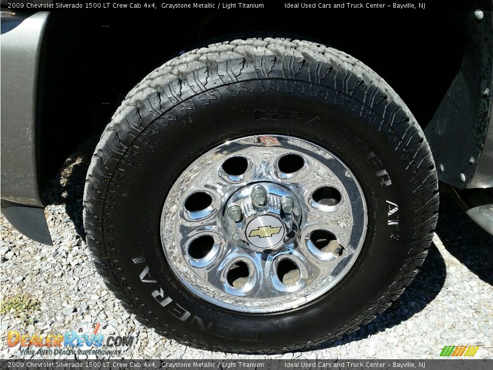 2009 Chevrolet Silverado 1500 LT Crew Cab 4x4 Graystone Metallic / Light Titanium Photo #24