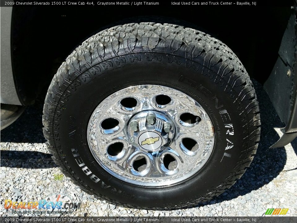 2009 Chevrolet Silverado 1500 LT Crew Cab 4x4 Graystone Metallic / Light Titanium Photo #26