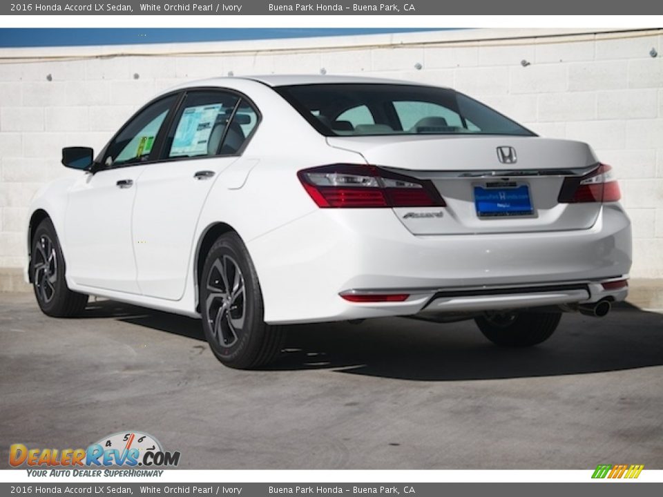 2016 Honda Accord LX Sedan White Orchid Pearl / Ivory Photo #2