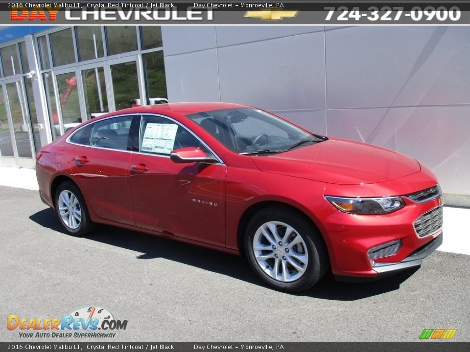 2016 Chevrolet Malibu LT Crystal Red Tintcoat / Jet Black Photo #1