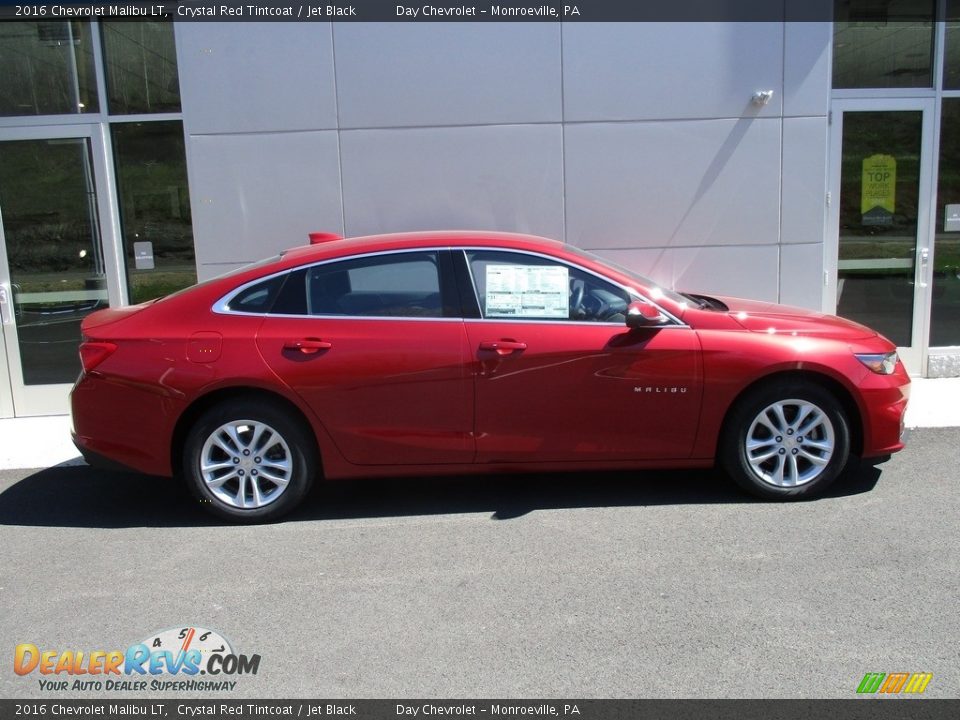 2016 Chevrolet Malibu LT Crystal Red Tintcoat / Jet Black Photo #2