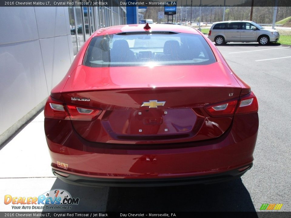 2016 Chevrolet Malibu LT Crystal Red Tintcoat / Jet Black Photo #5